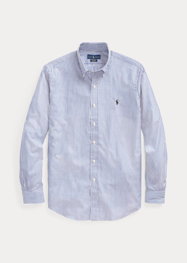 Men's Polo Ralph Lauren Classic Fit Striped Shirts | 103745YKG